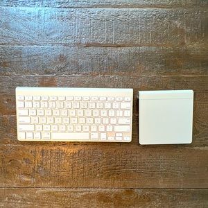 Apple Bluetooth Keyboard and Track Pad
